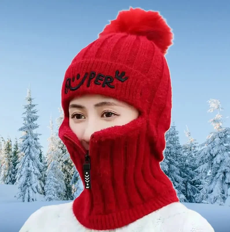 Balaclava Beanie - Sofia - imagine 3